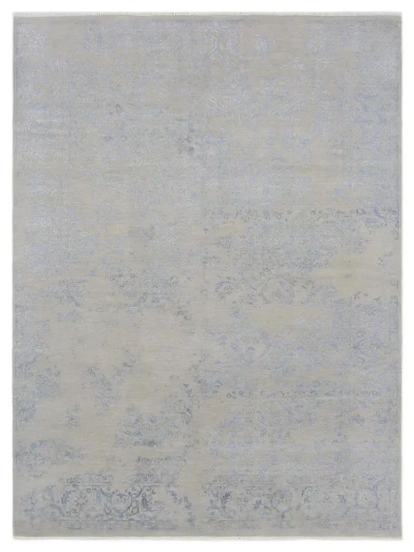 Erase Hand Knotted Beige 6x9