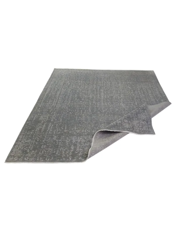 Erase Hand Knotted Grey 8x10 - Image 2