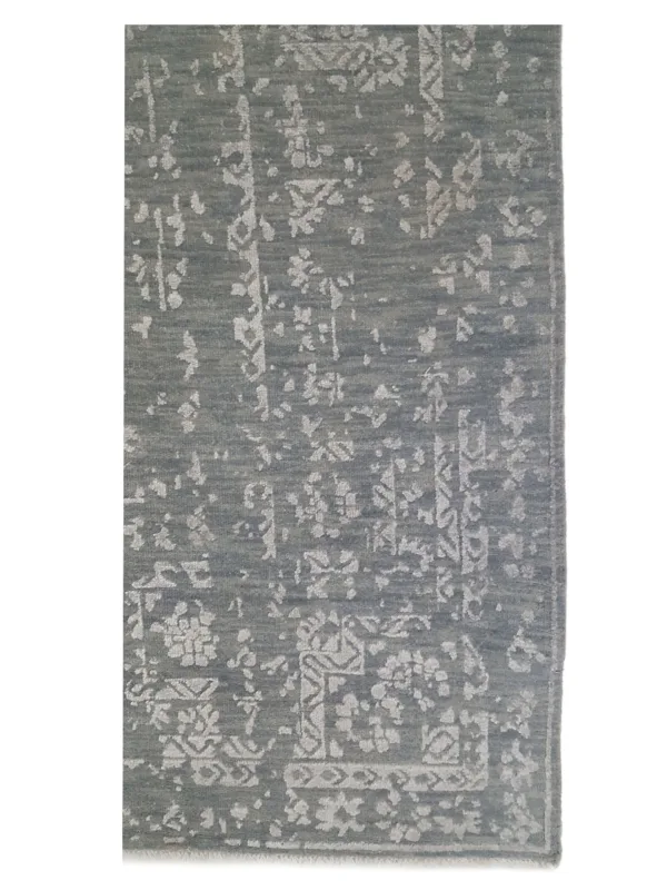 Erase Hand Knotted Grey 8x10 - Image 3