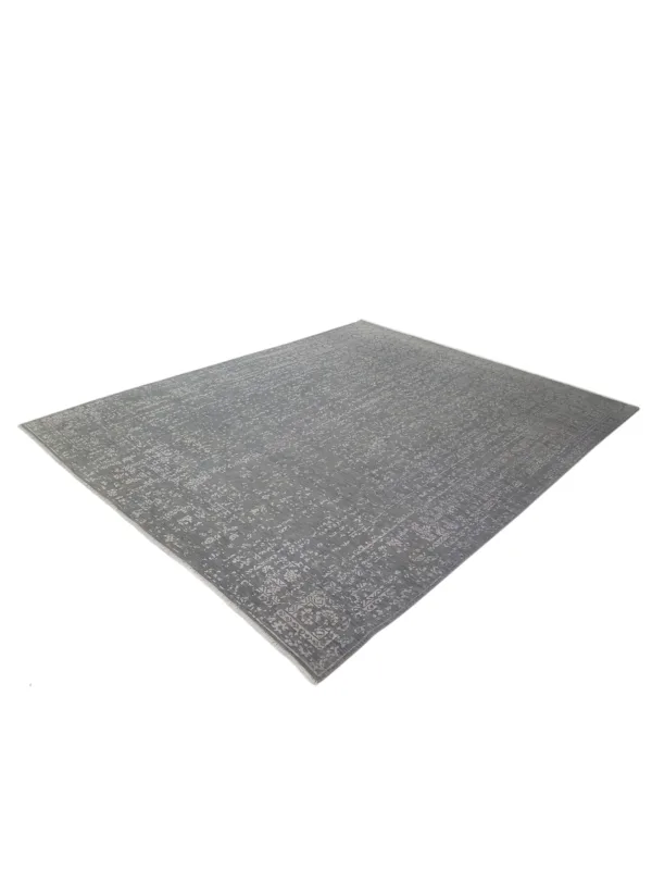 Erase Hand Knotted Grey 8x10 - Image 5