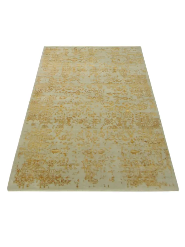 Erase Hand Knotted Beige 5x8 - Image 2
