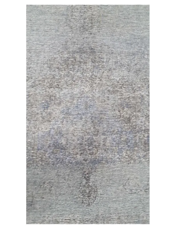 Overdyed Hand Knotted Grey 9x9 - Image 3