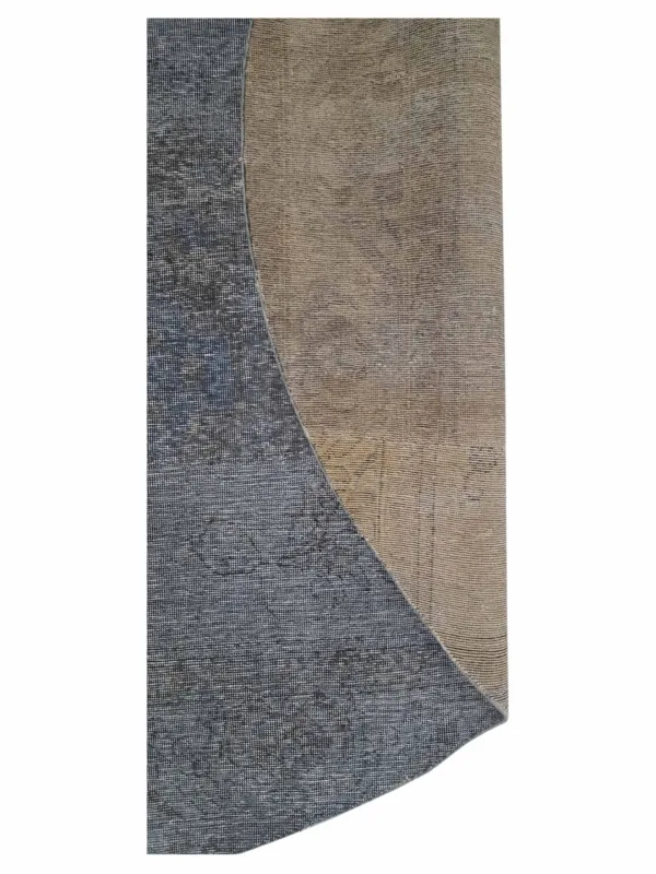 Overdyed Hand Knotted Grey 9x9 - Image 6