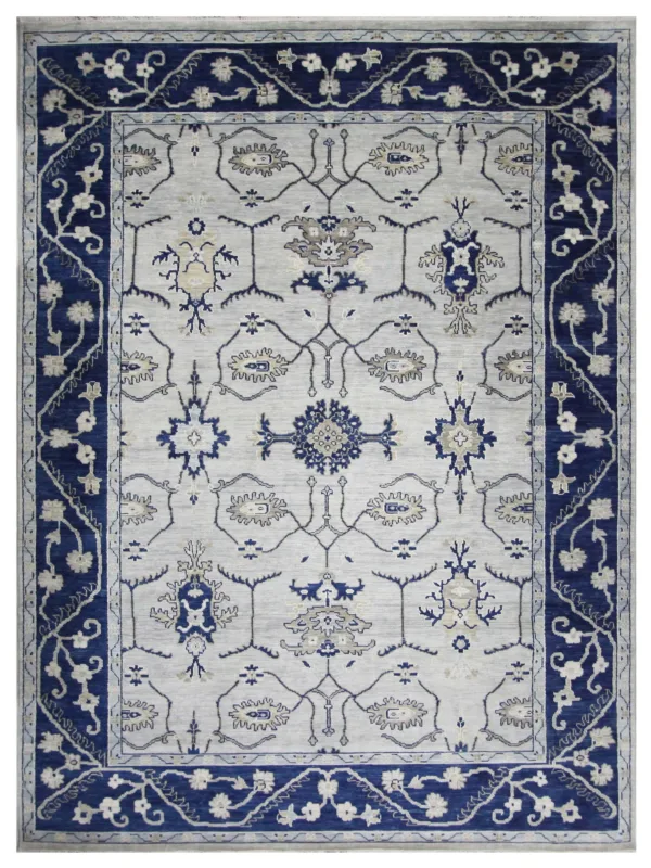 Anatolian Revival Hand Knotted Lt.Grey 10x14