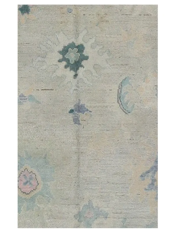 Ushak Wool Weft Hand Knotted Lime 8x10 - Image 5
