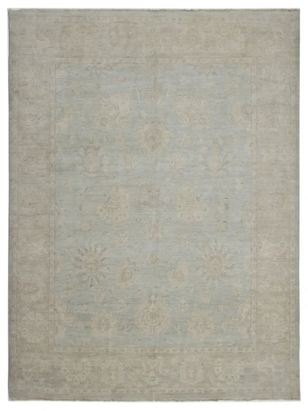 Ushak Wool Weft Hand Knotted Lt.Grey 8x10