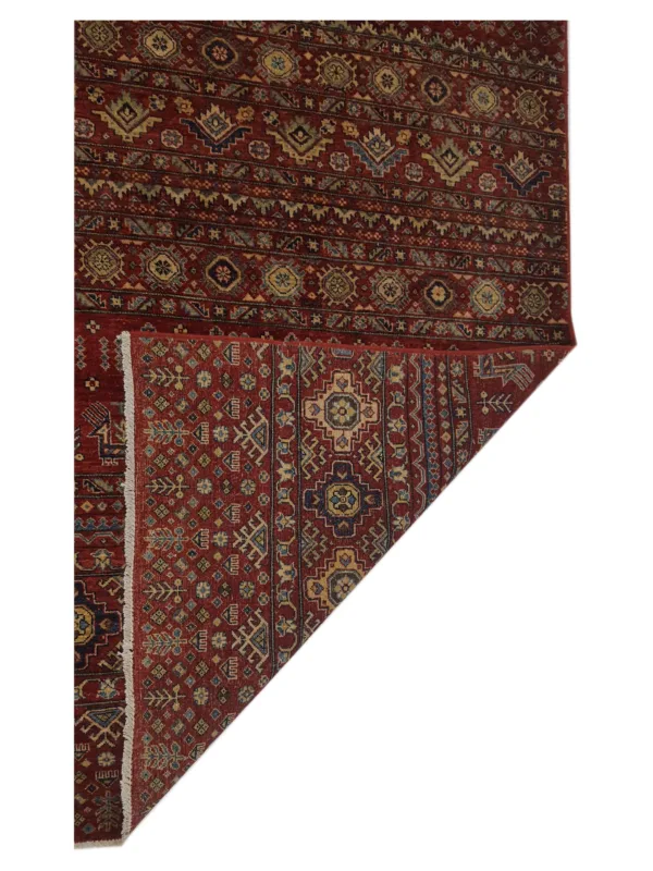 Khorgeen Hand Knotted Red 10x14 - Image 3
