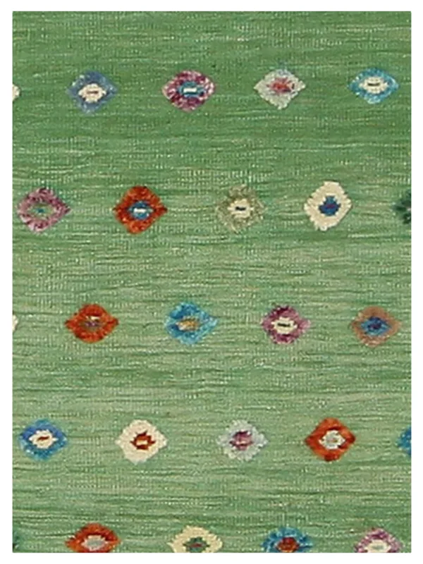 Seville Flatweave Green 6x8 - Image 5