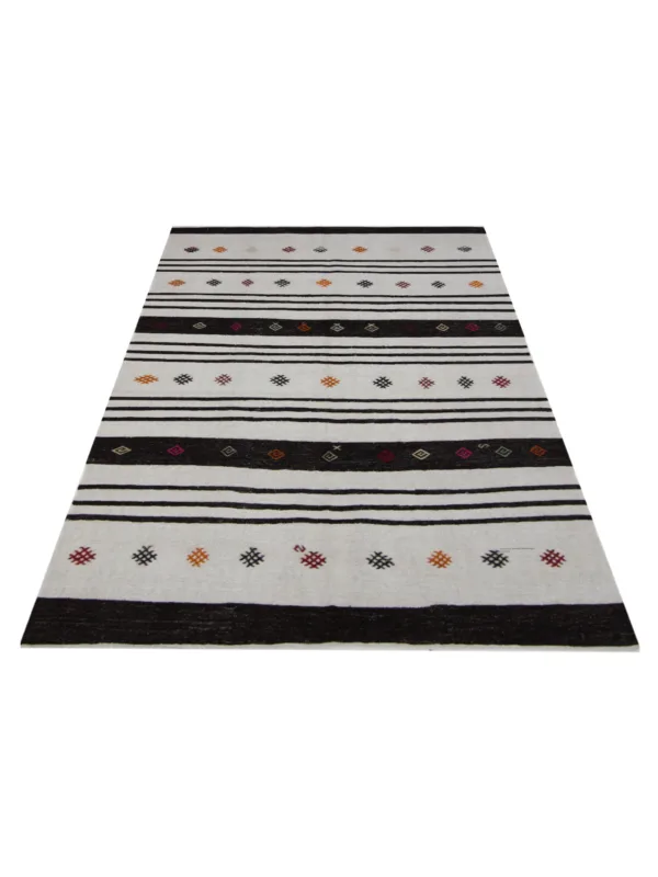 Malaga Flatweave Ivory 7x9 - Image 2