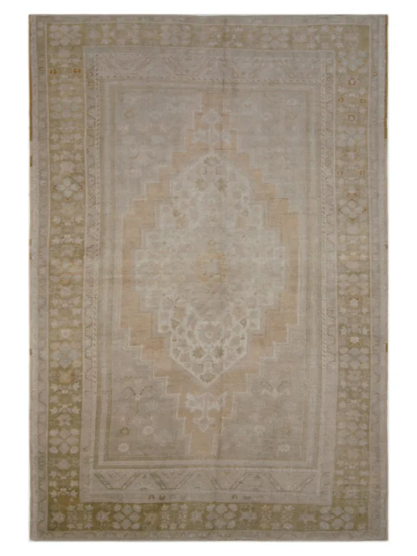 Anatolian Hand Knotted Khaki 8x12