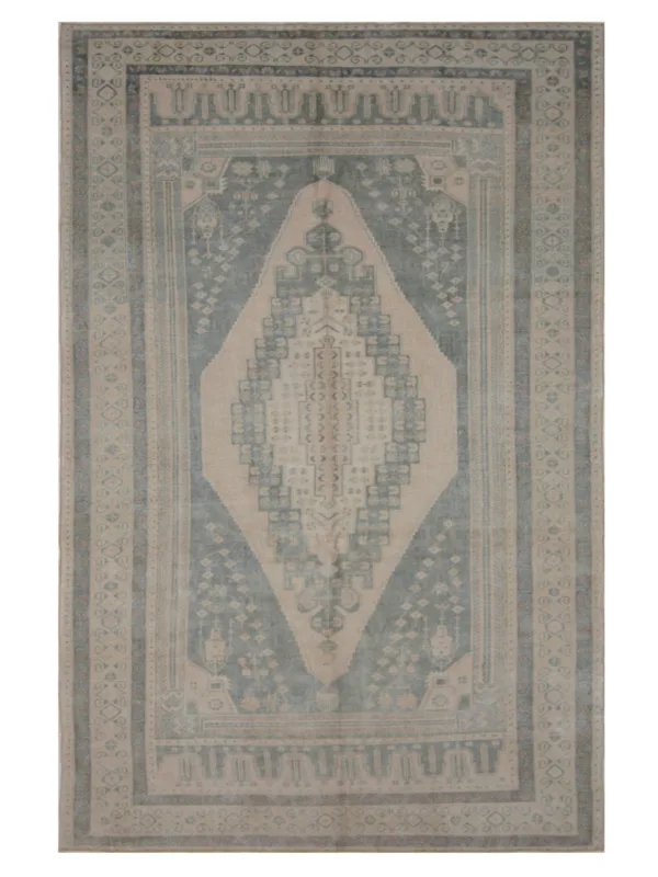 Anatolian Hand Knotted Teal 6x11