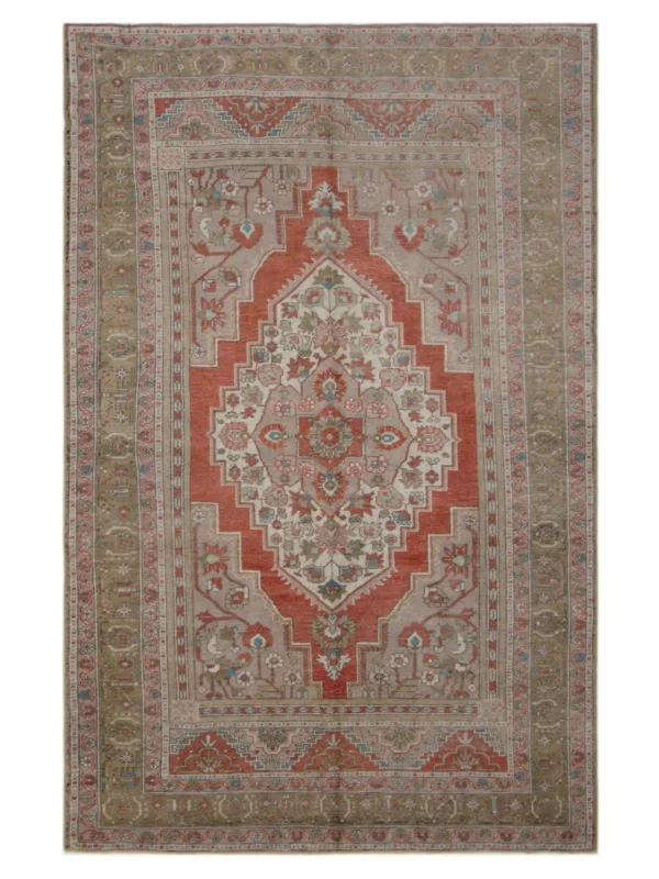 Anatolian Hand Knotted Rust 6x11