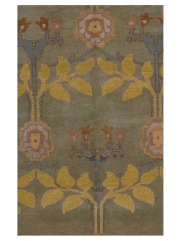 Tibetan Hand Knotted Olive 6x9 - Image 4