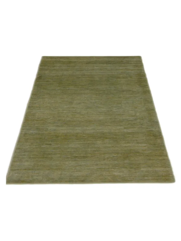 Chobi Hand Knotted Green 4x6 - Image 2