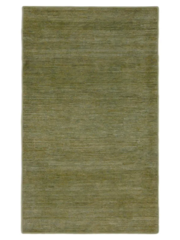 Chobi Hand Knotted Green 4x6