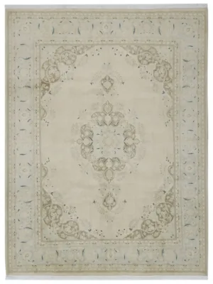 Classic Hand Knotted Ivory 8x10